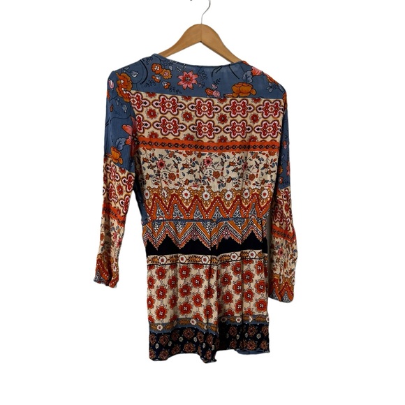 ✨ Raga x Anthropologie Floral Paisley Romper Playsuit - Picture 5 of 7